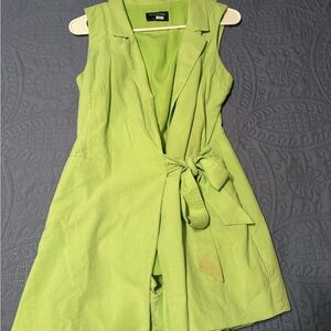 MINKPINK Lime Green Sleeveless Dress